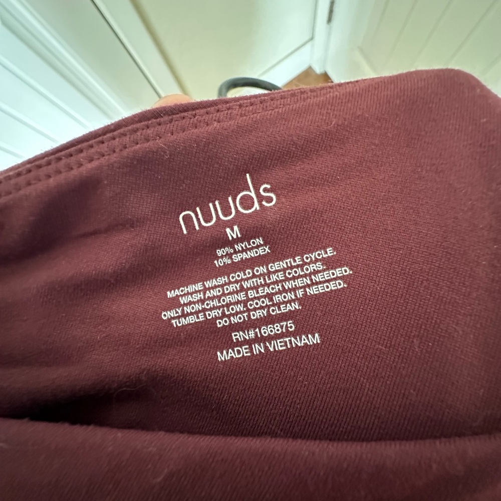 Nuuds One Shoulder Bodysuit Medium New - Picture 2 of 5